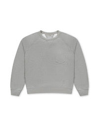 Pocket Crewneck Heather Grey