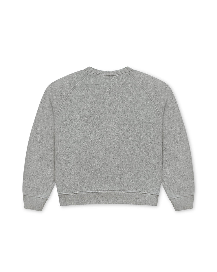 Pocket Crewneck Heather Grey