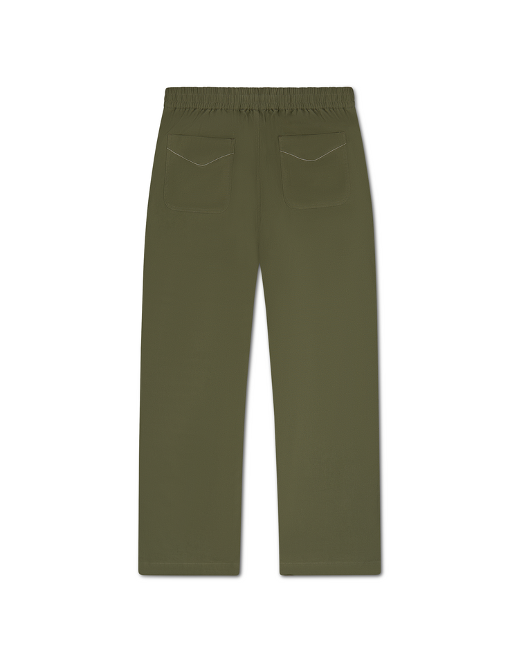 Linen Cotton Trouser Green