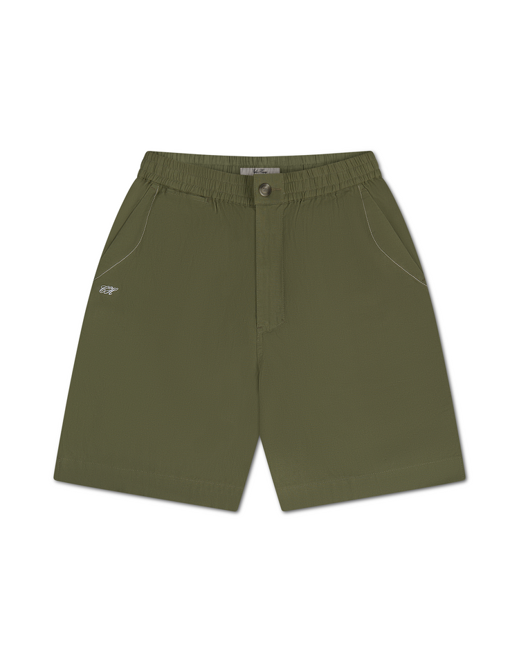 Linen Cotton Short Green