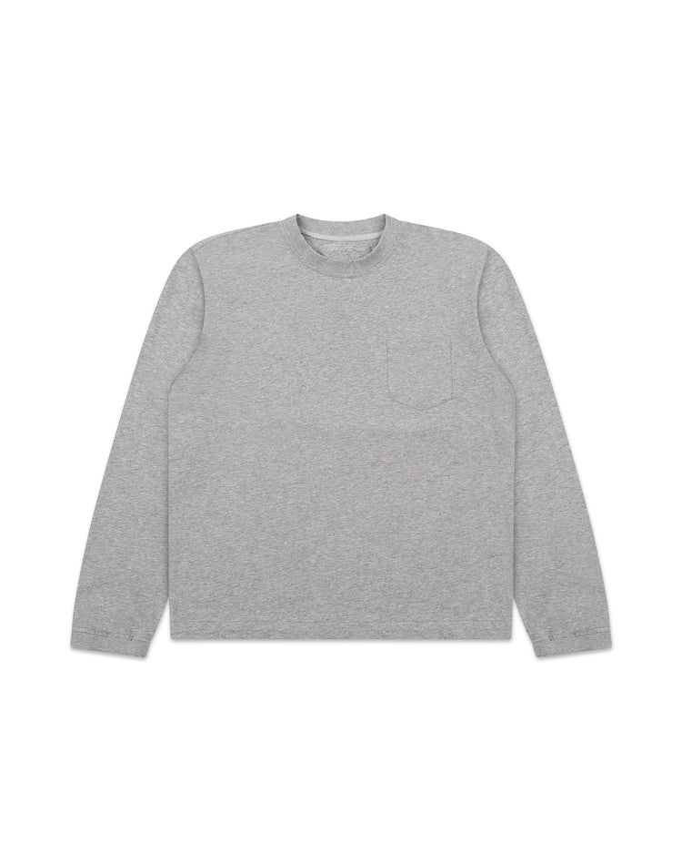Blank Long Sleeve Heather Grey
