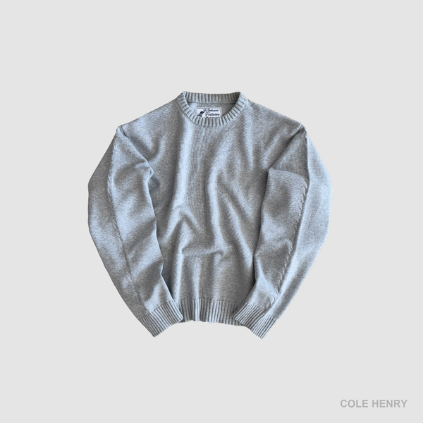 
    Knitted Sweater Heather Grey Featured Image
