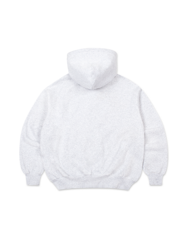 Blank Zip Up Heather White - Second Image