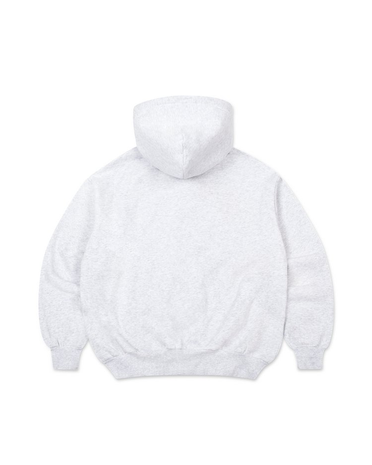Blank Zip Up Heather White