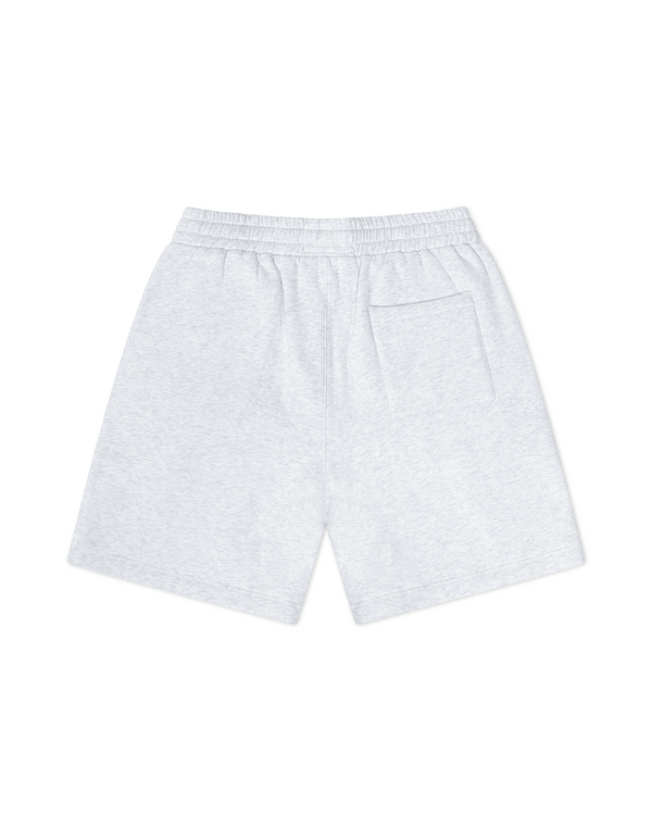 Blank Fleece Shorts Heather White Short Inseam - Second Image
