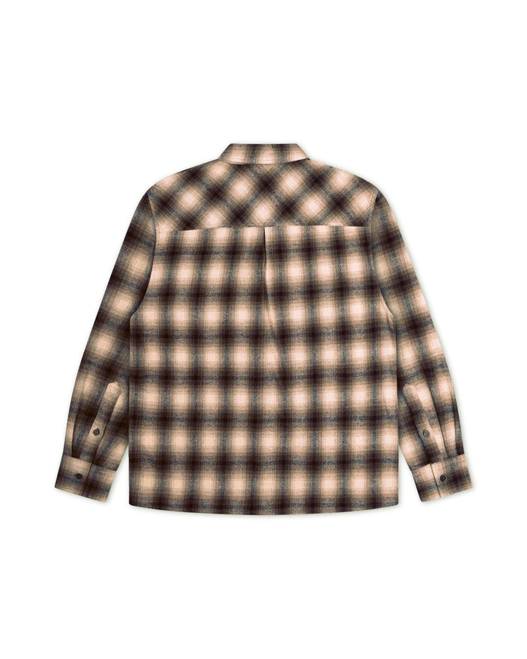 Hiking Flannel Brown back