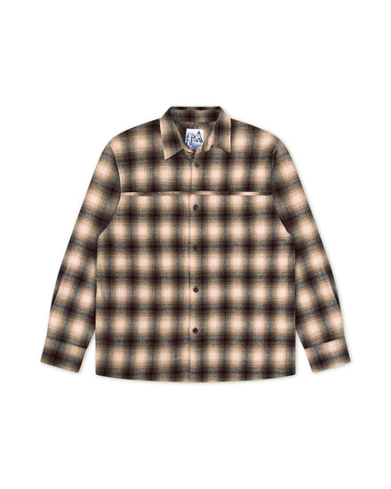 Hiking Flannel Brown front