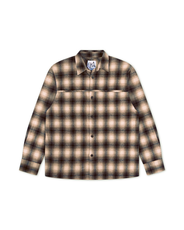 Hiking Flannel Brown front