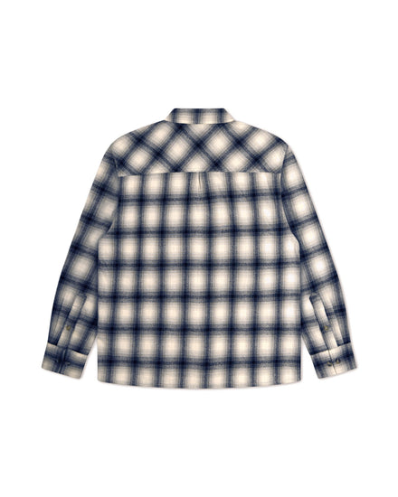 Hiking Flannel Navy back
