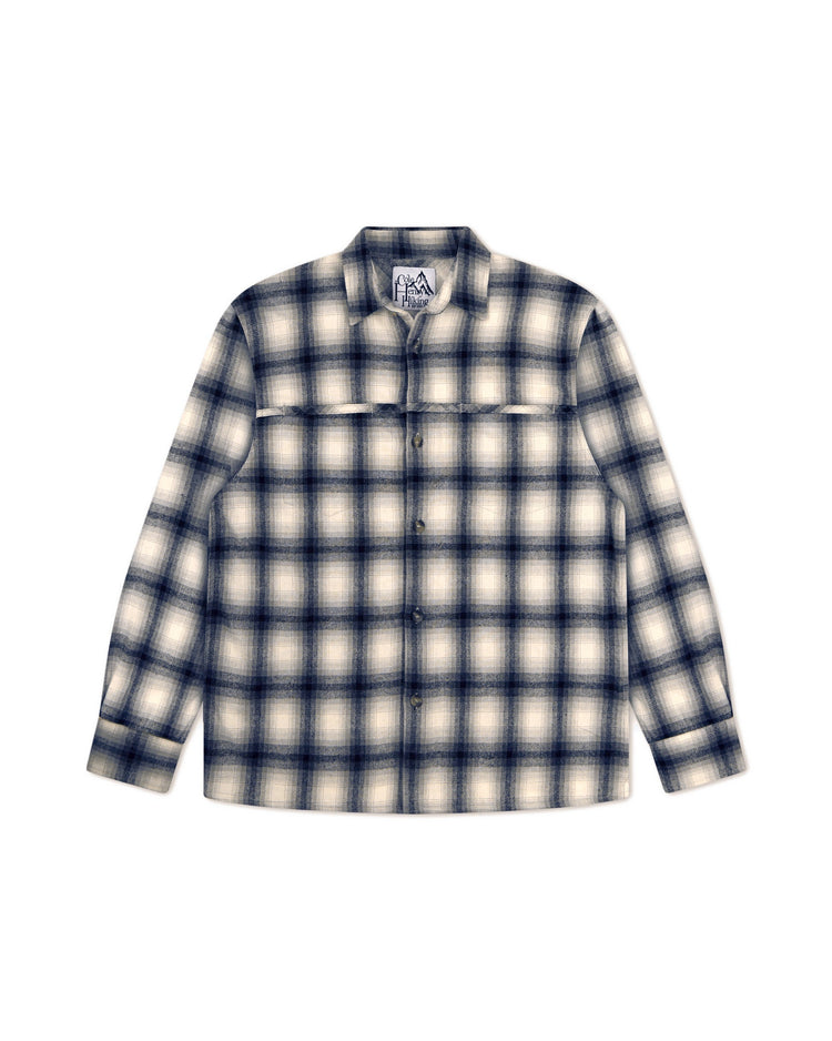 Hiking Flannel Navy front