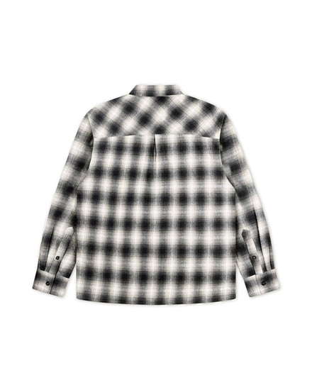 Hiking Flannel White back