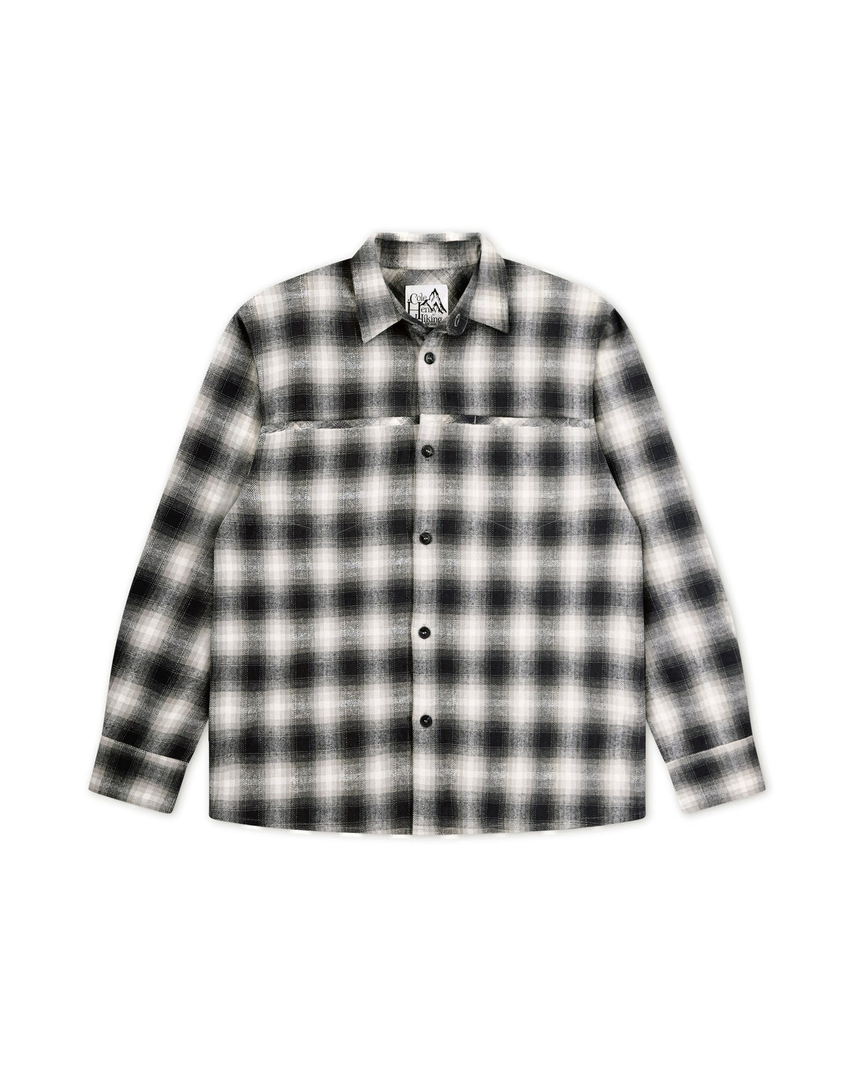 Hiking Flannel White front