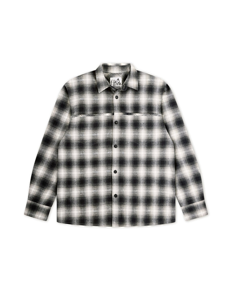 Hiking Flannel White front