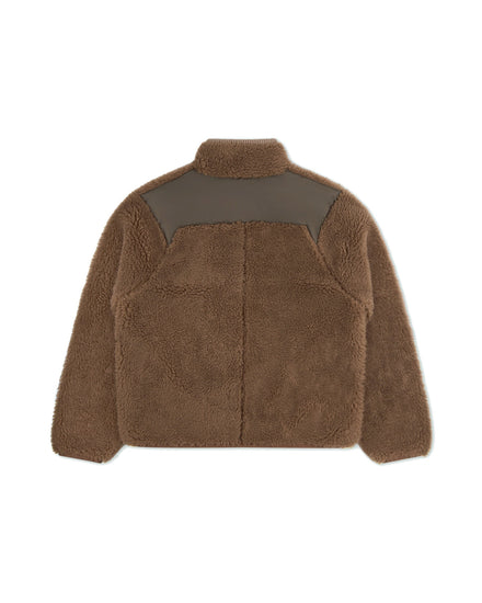Hiking Fleece Jacket Brown back