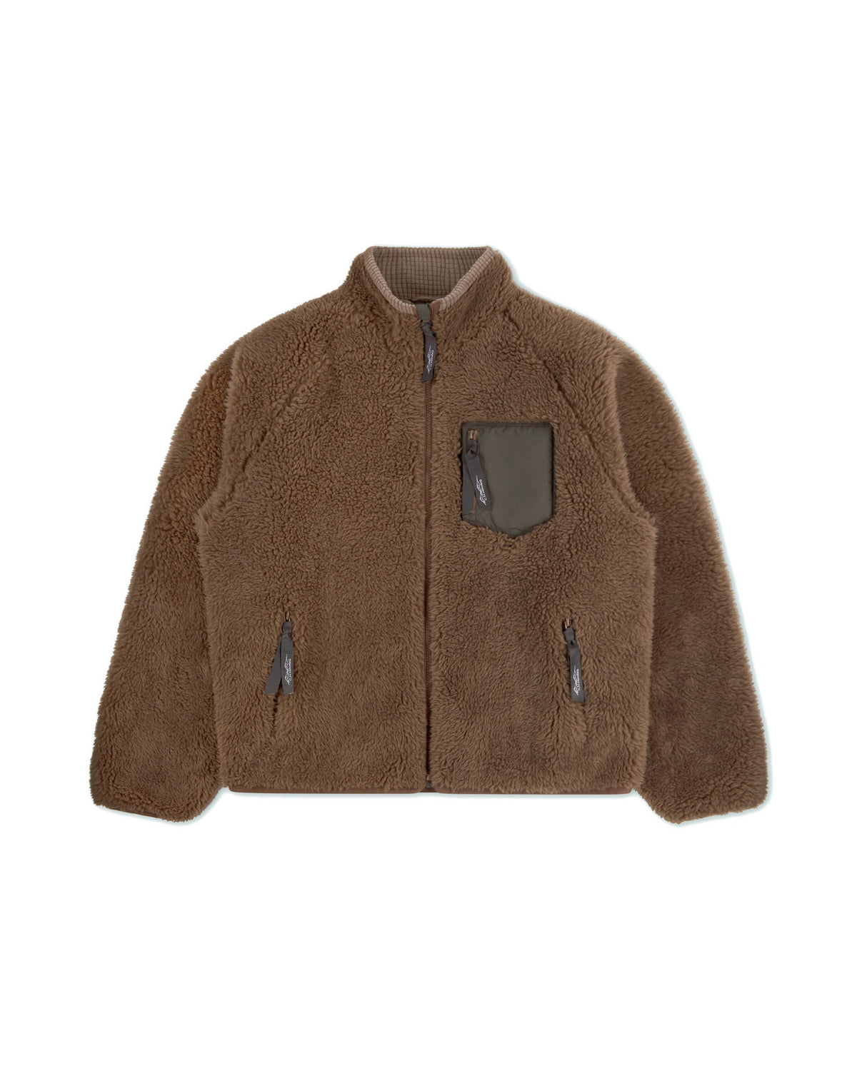 Hiking Fleece Jacket Brown front
