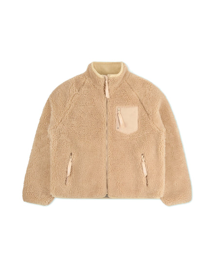 Hiking Fleece Jacket Cream front