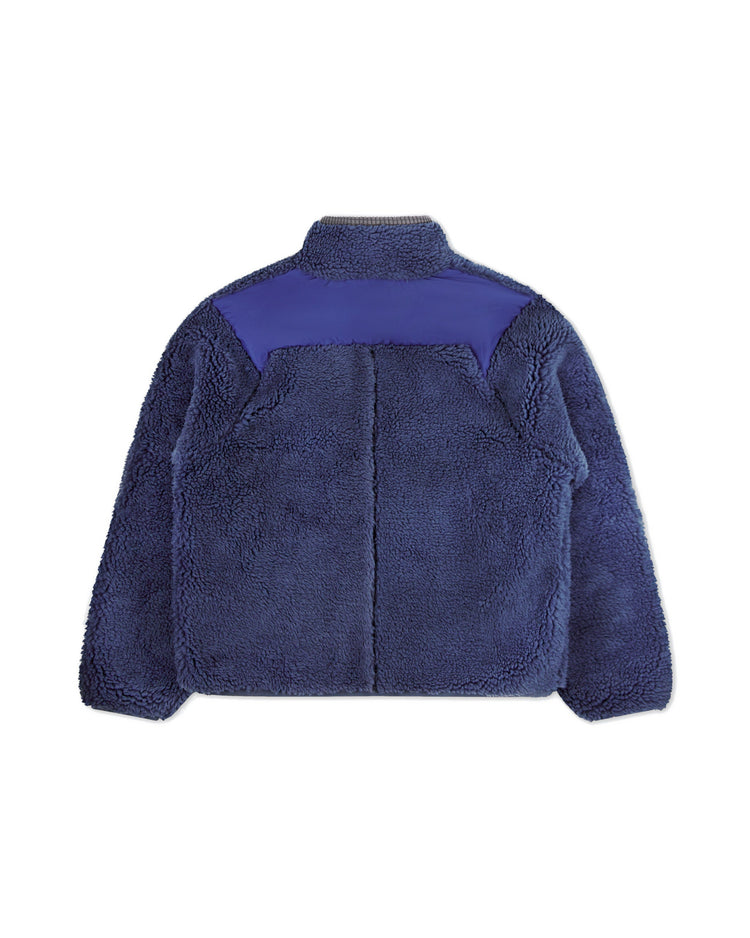 Hiking Fleece Jacket Navy back