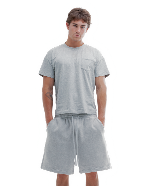 Blank Baby Pocket Tee Heather Grey - Second Image