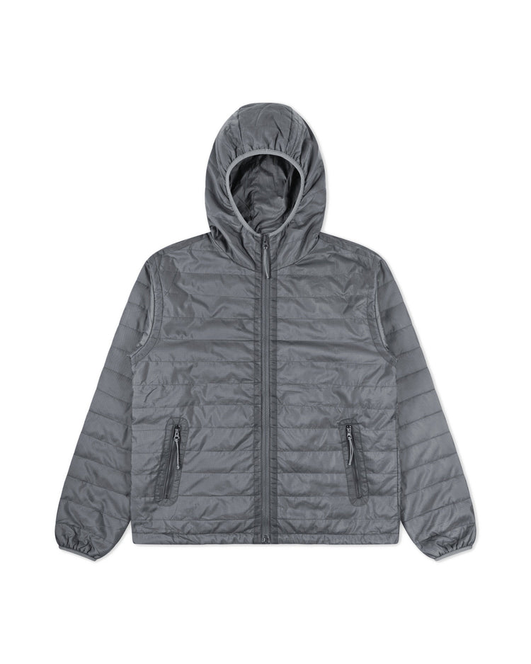 Insulated Puffer Grey front