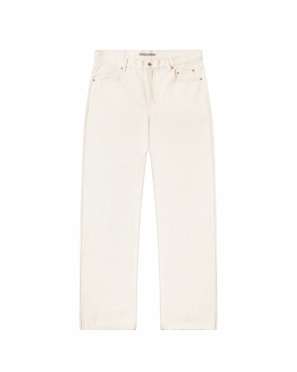 
    Washed Denim Jeans Ivory Standard - Featured Image

