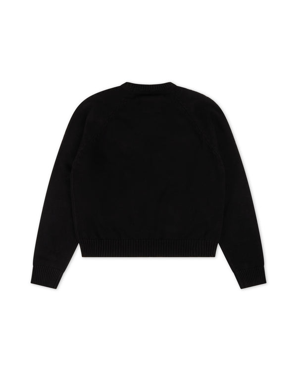 Knitted Sweater Black - Second Image
