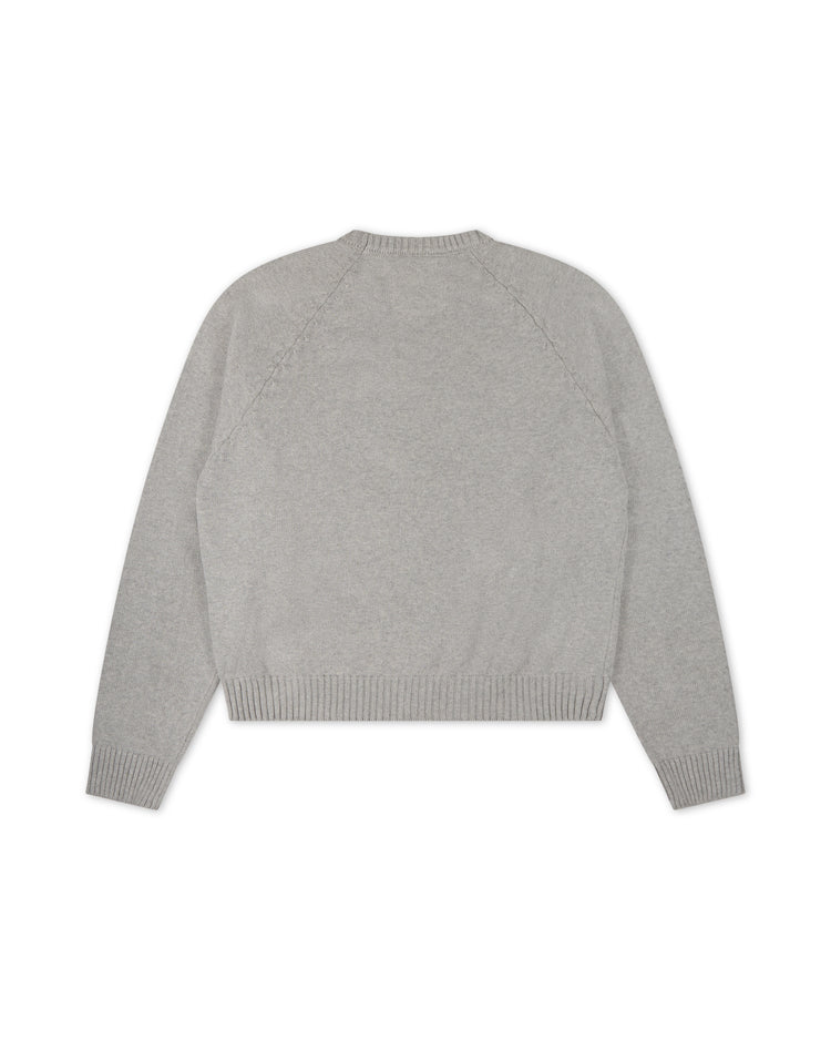 Knitted Sweater Heather Grey