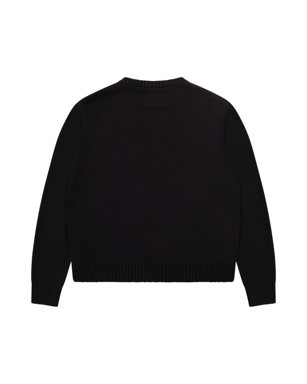 Knitted Sweater Black - Second Image