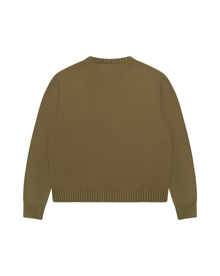 Knitted Sweater Olive