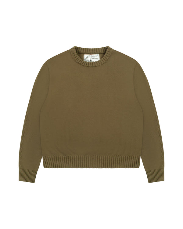 
    Knitted Sweater Olive Featured Image
