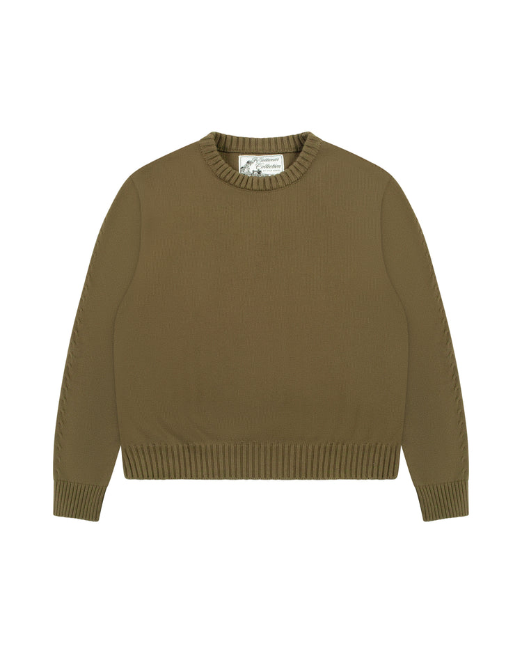 Knitted Sweater Olive