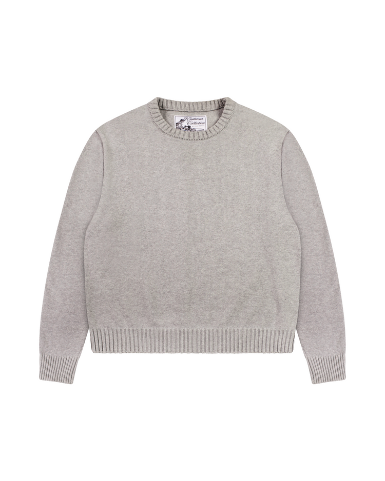 Knitted Sweater Heather Grey