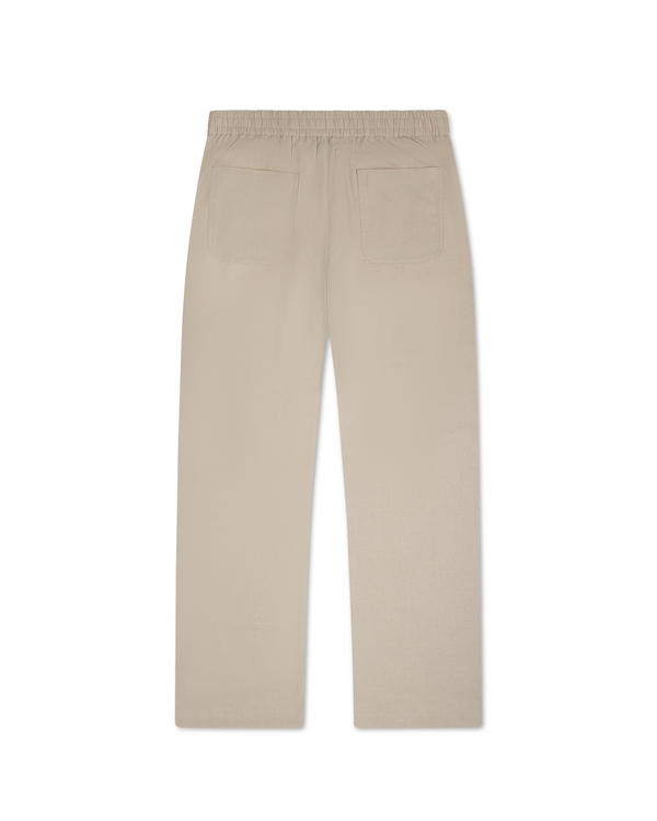 Linen Cotton Trouser Bone - Second Image