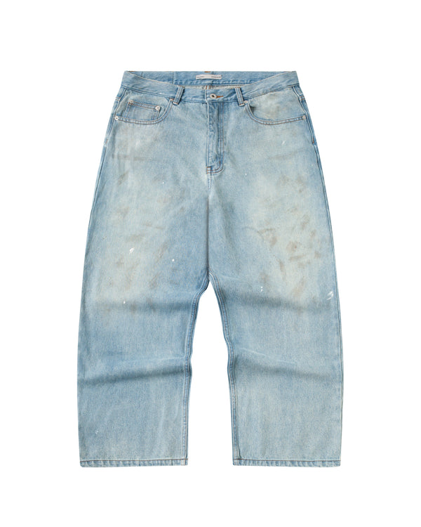 
    Washed Denim Jeans Mud Wash Baggy (PRE ORDER) Featured Image
