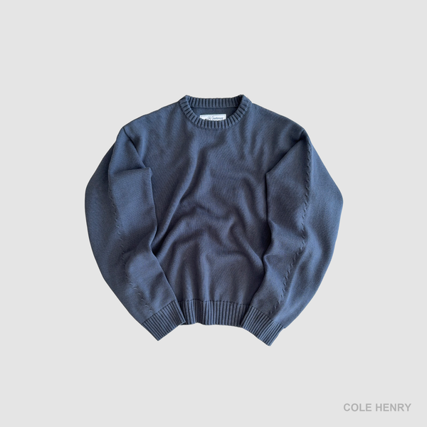 
    Knitted Sweater Navy Featured Image
