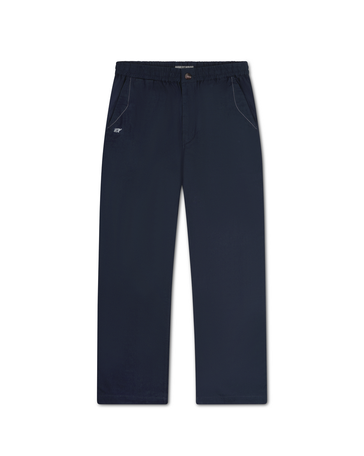 Linen Cotton Trouser Navy