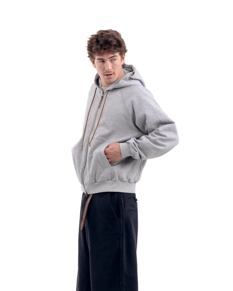 Mainline Zip Heather Grey