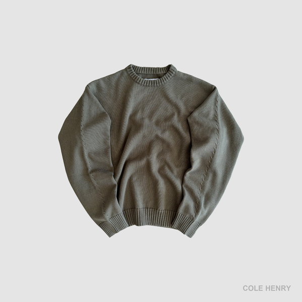 
    Knitted Sweater Olive Featured Image

