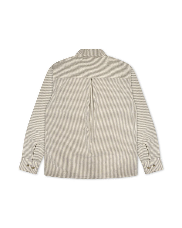 Striped Button Up White - Second Image