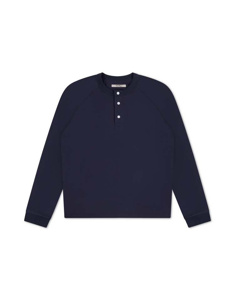 Cole Henley Long Sleeve Navy