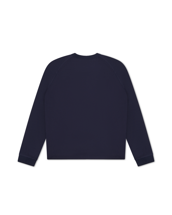 Cole Henley Long Sleeve Navy - Second Image