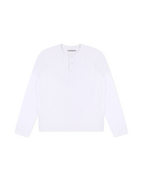 Cole Henley Long Sleeve White