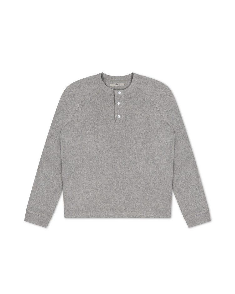 Cole Henley Long Sleeve Heather Grey