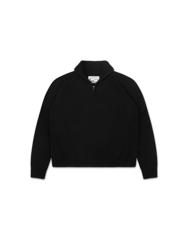
    Knitted Quarter Zip Black Featured Image
