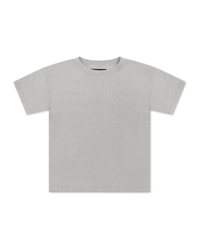 Blank Ribbed Tee Heather Grey