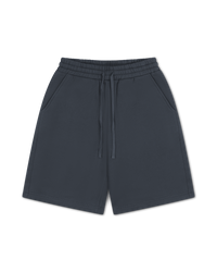 Blank Fleece Shorts Charcoal Long Inseam