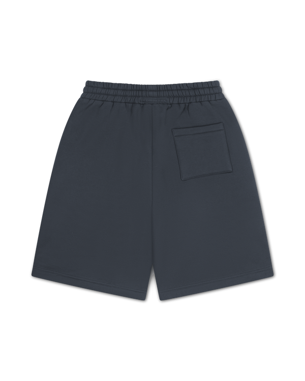 Blank Fleece Shorts Charcoal Long Inseam - Second Image