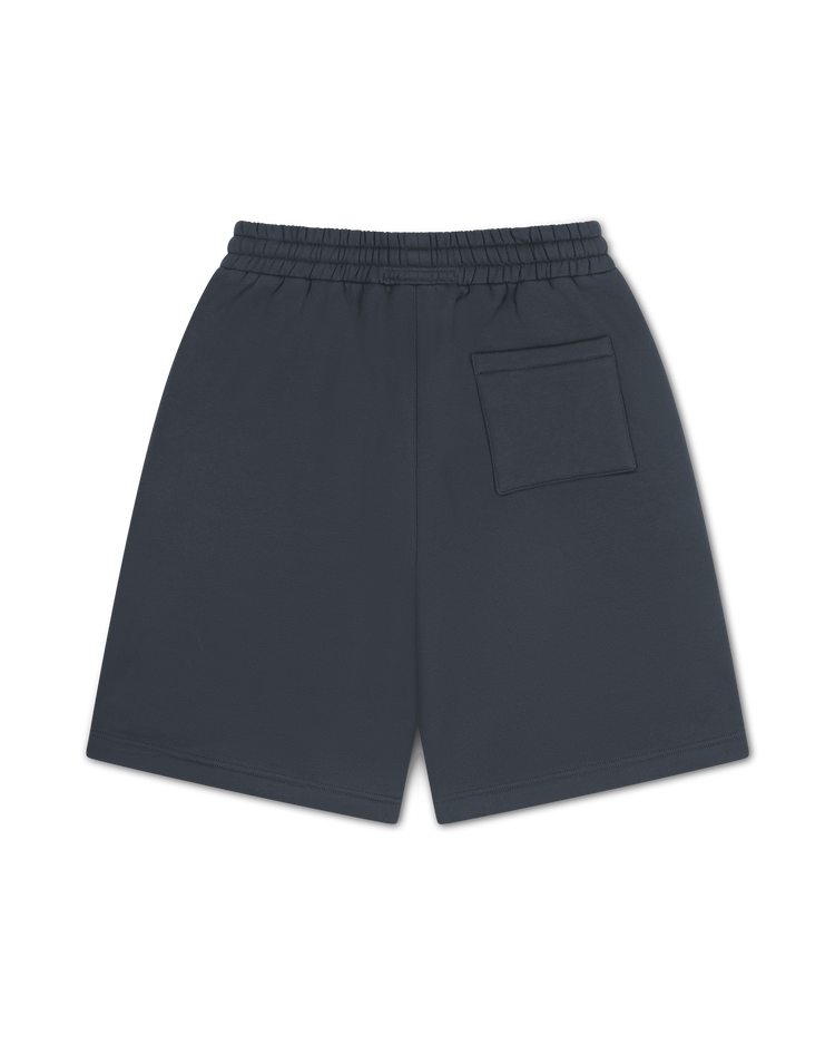 Blank Fleece Shorts Charcoal Long Inseam