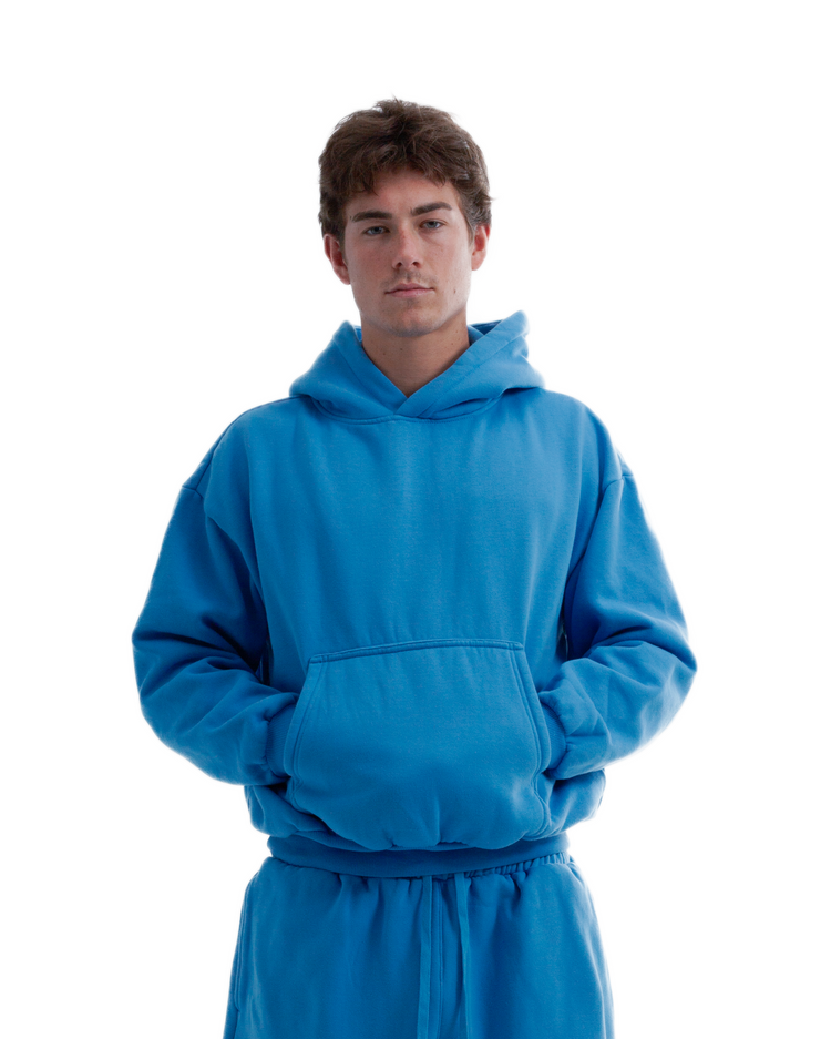 Blank Hoodie Sky Blue