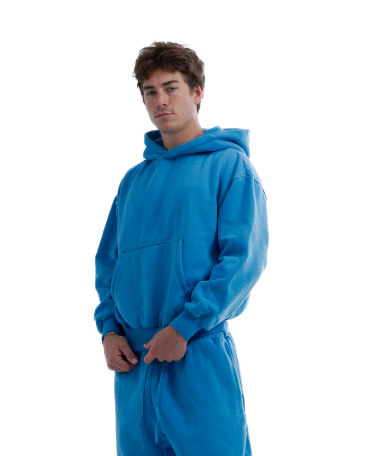 Blank Hoodie Sky Blue