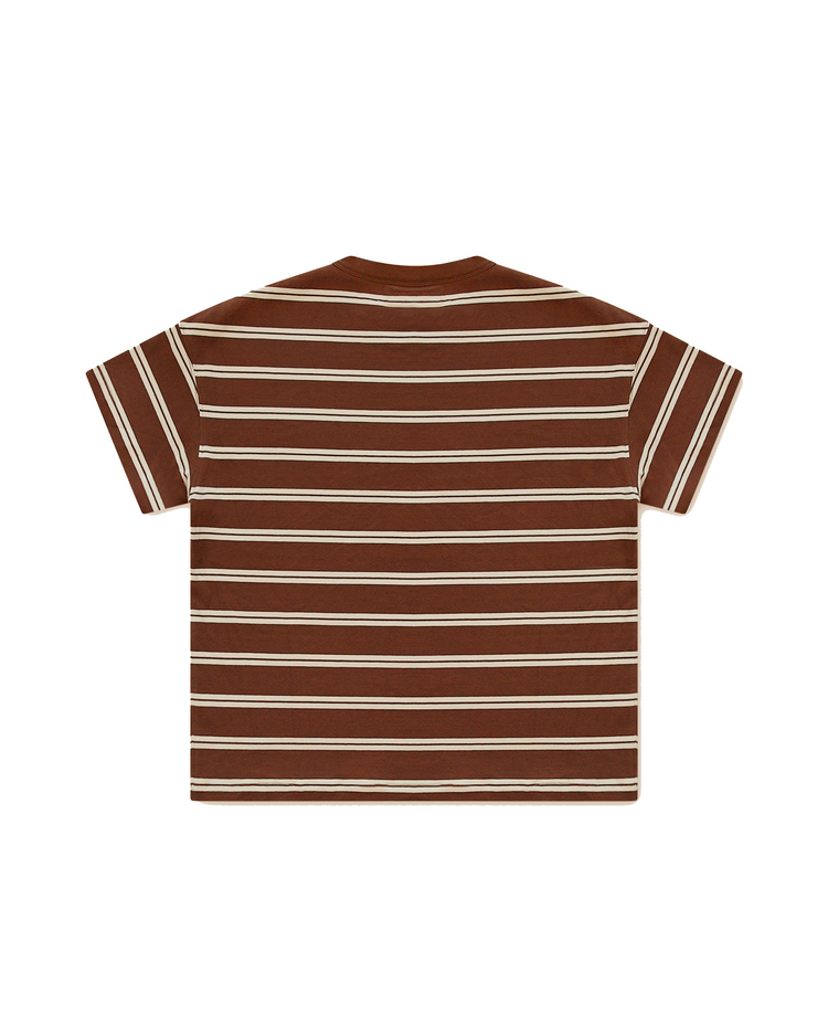 Striped Baby Tee Brown (PRE ORDER)